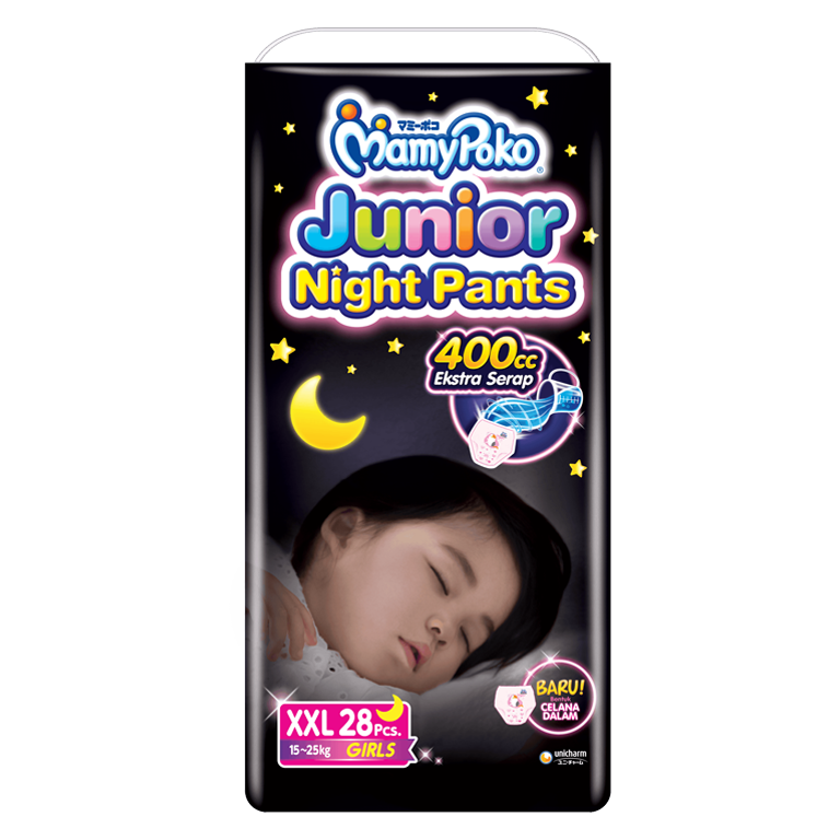 MamyPoko Junior Night Pants XXL Girl