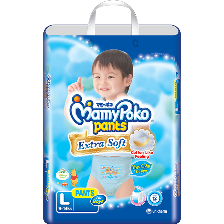 MamyPokoPants Extra Soft Ukuran L Boy