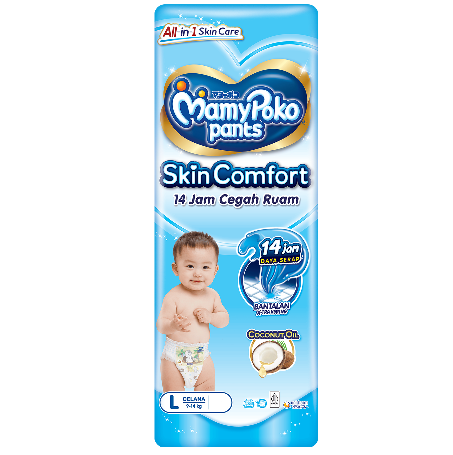 MamyPoko Pants Skin Comfort L