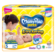 MamyPoko Pants X-tra Kering Ukuran Mini S / S / M / L / XL