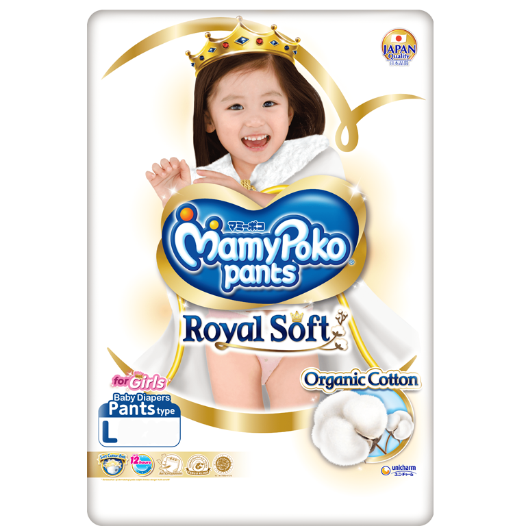 MamyPoko Pants Royal Soft l girl