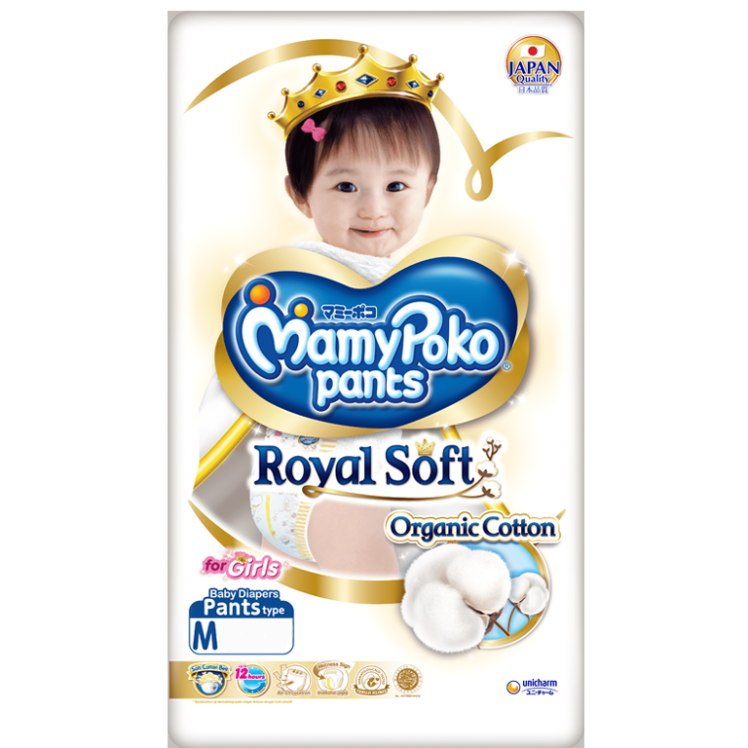 MamyPokoPants Royal Soft Size M Girl
