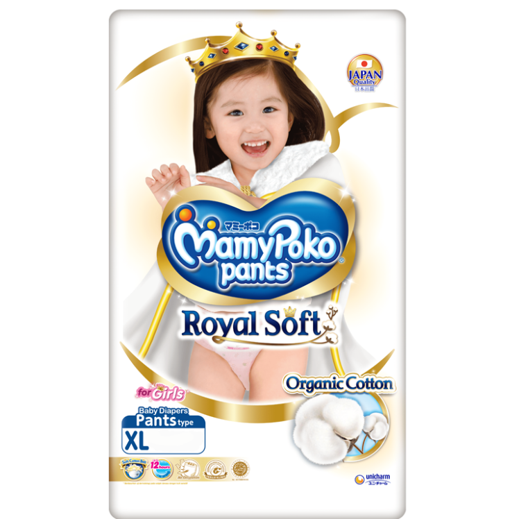 MamyPoko Pants Royal Soft Ukuran XL Girl